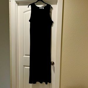 Susan Graver long navy tank dress